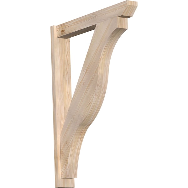 Ekena Millwork Funston Slat Smooth Outlooker, Douglas Fir, 5 1/2"W x 34"D x 46"H OUT06X34X46FST06SDF - main